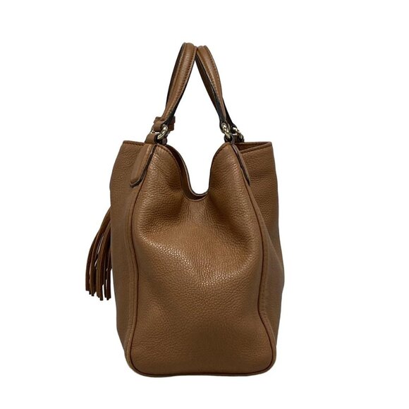 Auth GUCCI Soho 336751 Brown Leather - Tote Bag - Picture 5 of 16